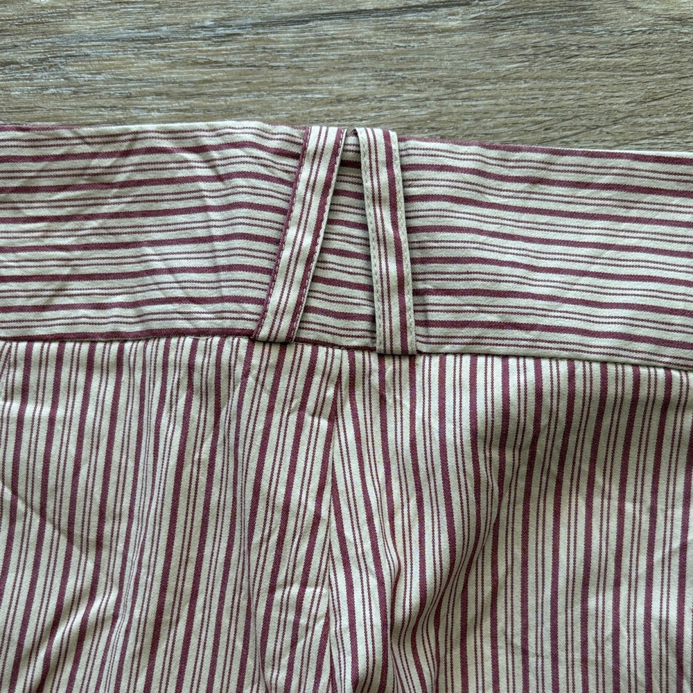 BCBG MaxAzria Vintage Cotton\Rayon Crumple-Effect Wide-Legged Women's Pants - Picture 3 of 7